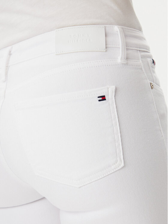 Tommy Hilfiger Tommy Hilfiger Džínsy Como WW0WW44361 Biela Slim Fit