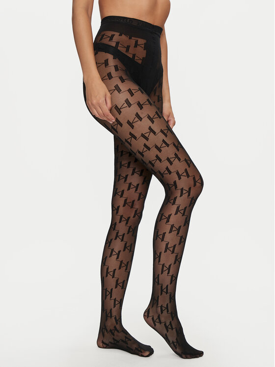 KARL LAGERFELD Collants femme 236W3909 Noir