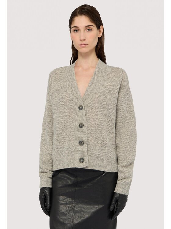 Trussardi Trussardi Cardigan M7456001135N003 Grigio Regular Fit