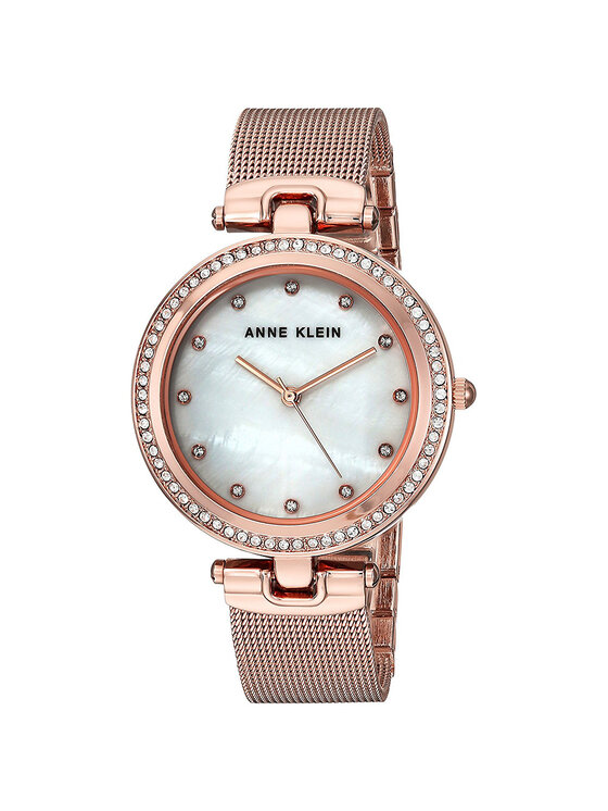 Anne Klein Anne Klein Zegarek AK-2972MPRG Różowe złoto