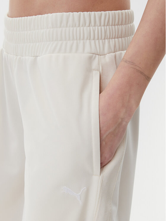 Puma Puma Donji dio trenerke Ess 629804 Bež Wide Leg