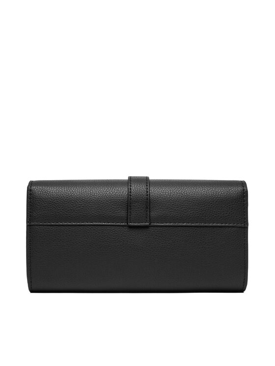 Tommy Hilfiger Tommy Hilfiger Portofel Th Libre Large Flap Wallet AW0AW18935 Negru