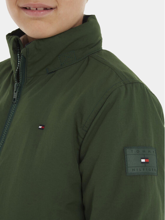 Tommy Hilfiger Tommy Hilfiger Prijelazna jakna Essential KB0KB08337 D Zelena Regular Fit