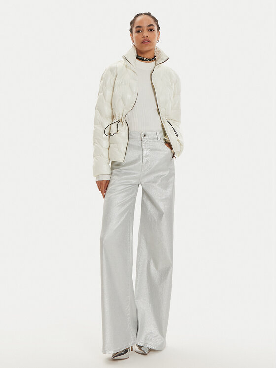 Patrizia Pepe Patrizia Pepe Преходно яке 8O0132/A451-W367 Бял Regular Fit