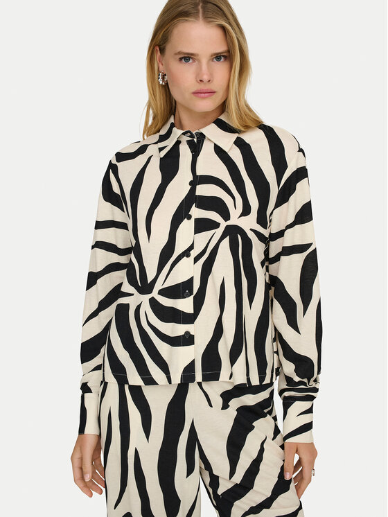 ONLY ONLY Πουκάμισο Sakura 15366883 Μαύρο Regular Fit