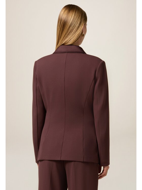 Oltre Oltre Giacca outdoor Q782R004561N036 Bordeaux Slim Fit