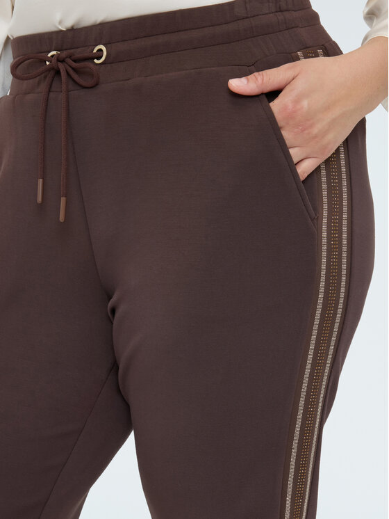 Fiorella Rubino Fiorella Rubino Spodnie materiałowe P818L002338N022 Brązowy Regular Fit