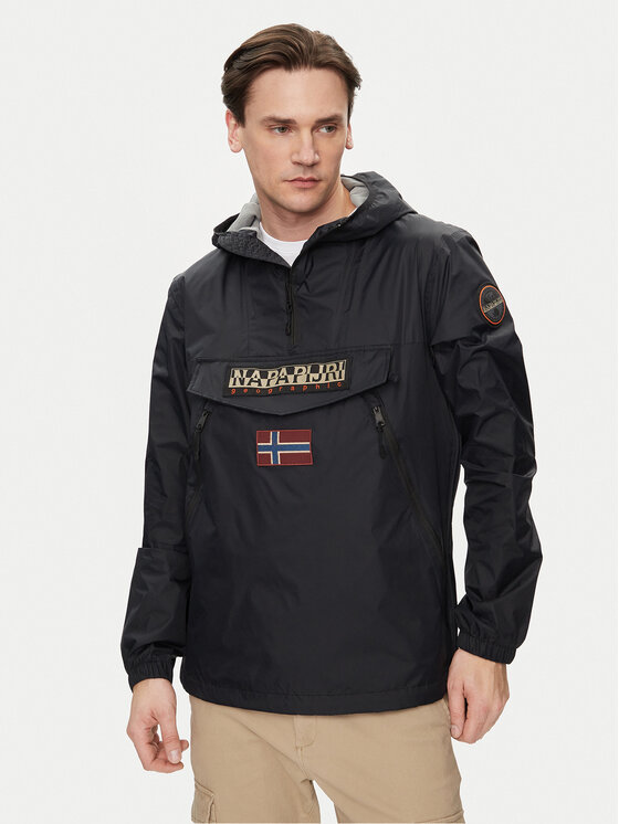 Napapijri Napapijri Анорак Rainforest Wb Pkt V2 NP0A4HX6 Черен Regular Fit