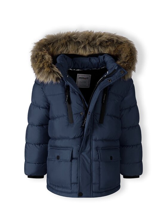 minoti minoti Kurtka zimowa 33COAT509B Granatowy Regular Fit