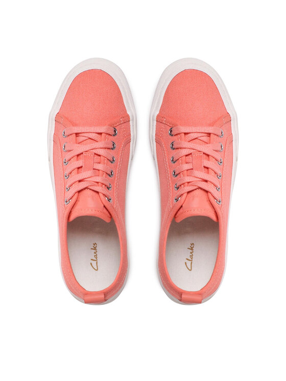 Clarks Clarks Tenisice Roxby Lace 261649844 Narančasta