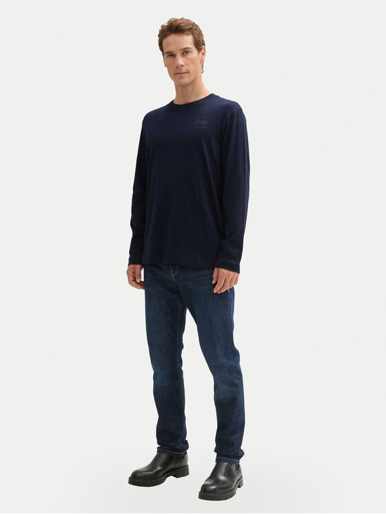 Tom Tailor Tom Tailor Majica dugih rukava 1043992 Tamnoplava Regular Fit
