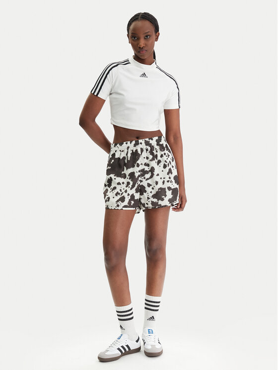 adidas adidas Sportske kratke hlače Satin KA2674 Smeđa Loose Fit