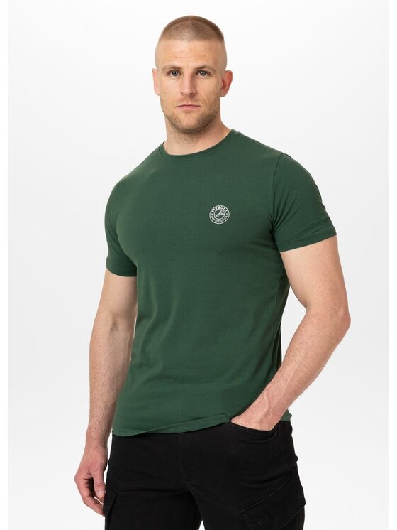 PITBULL PITBULL T-Shirt AUTOMATIC Zielony Regular Fit
