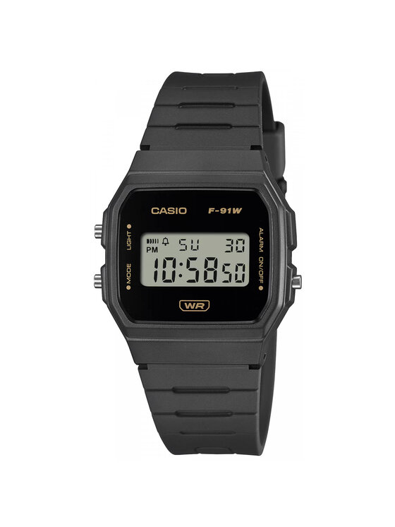 Casio Casio Hodinky F-91WB-8AEF Šedá