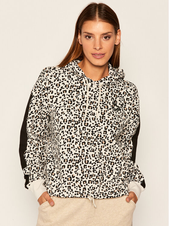 Puma top leopard hoodie