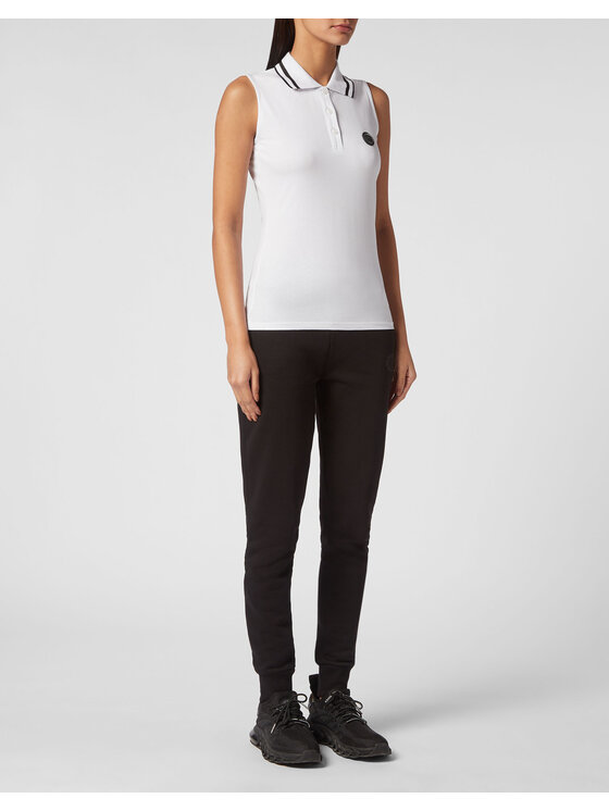 Plein Sport Plein Sport Top 4901 Bílá Regular Fit