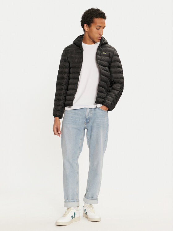 Lacoste Lacoste Átmeneti kabát BH2909 Fekete Regular Fit