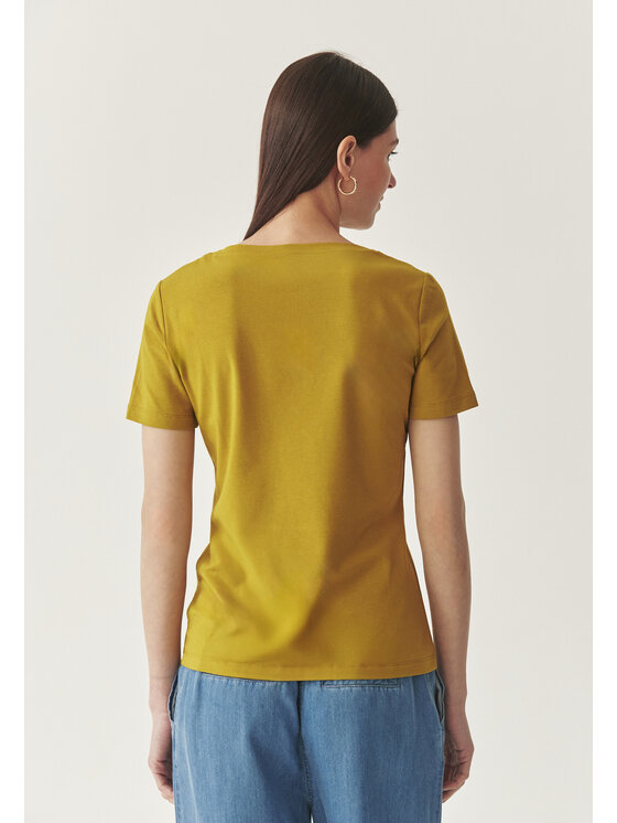 TATUUM TATUUM Tričko LISA Zelená V-Neck Fit