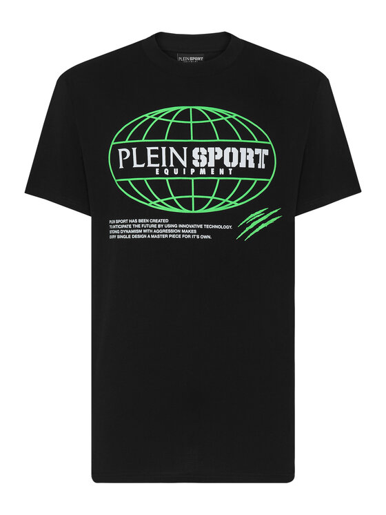 Plein Sport Plein Sport T-Shirt 2127 Czarny Regular Fit
