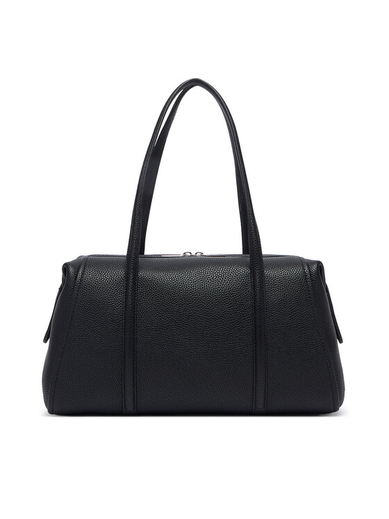 Calvin Klein Calvin Klein Ročna torba Emblem Hw Pebble Doctor Shoulder LV04F3614G Črna