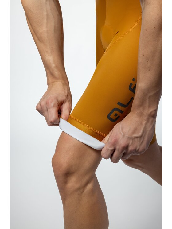 Alé Cycling Alé Cycling Szorty rowerowe PR-E Magic Colour Żółty Fitted Fit