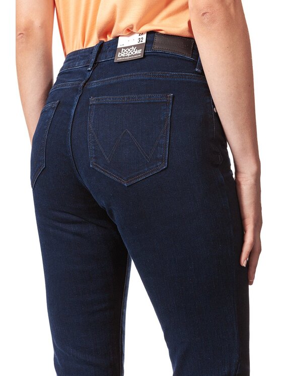 Wrangler Wrangler Jeansy SLIM Niebieski Slim Fit