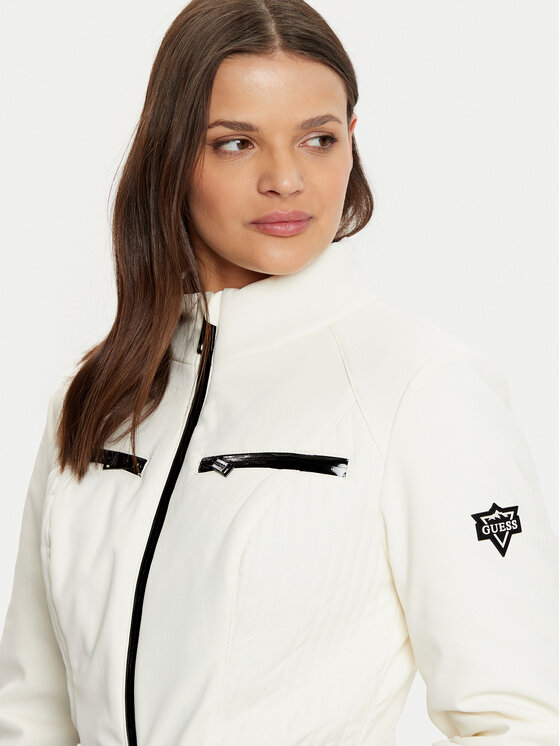 Guess Guess Kombinezon narciarski W4PD1M WH1S0 Écru Regular Fit