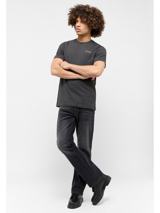 Mustang Mustang T-shirt AUSTIN Nero Straight Fit