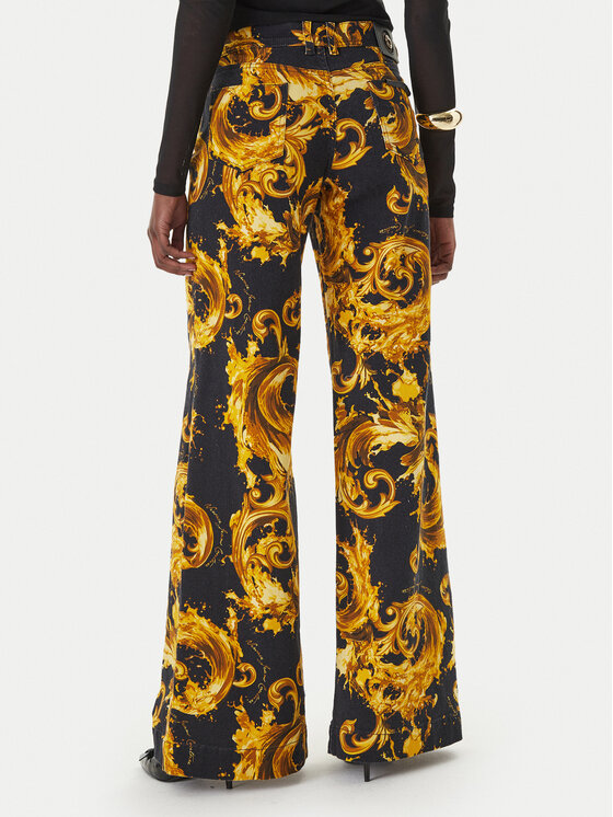 Versace Jeans Couture Versace Jeans Couture Τζιν 80HAB506 ES153 Μαύρο Wide Leg