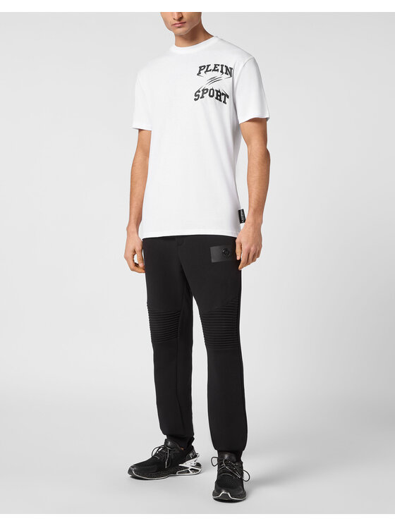 Plein Sport Plein Sport T-Shirt 14271 Biały Regular Fit