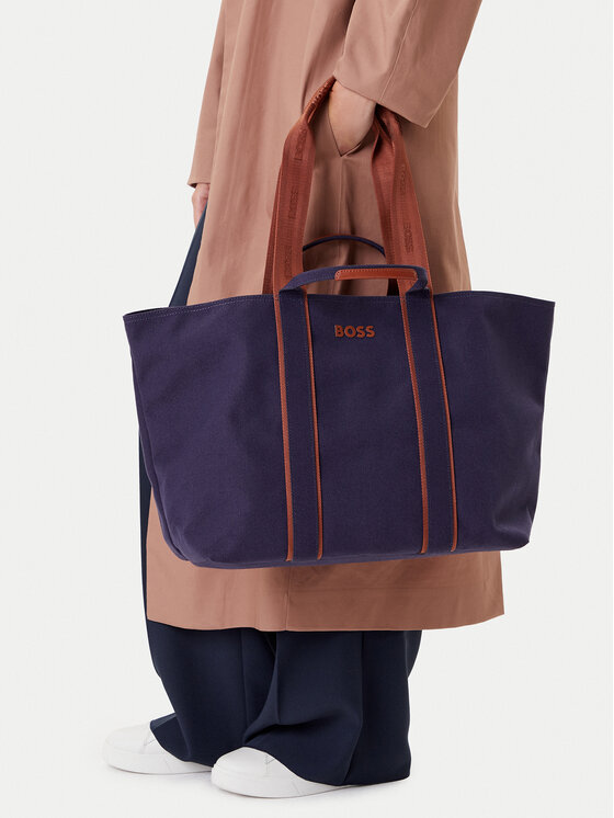 BOSS BOSS Torbica Palmah Tote 50546461 Tamnoplava