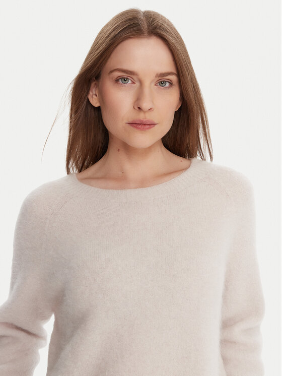 Kontatto Kontatto Sweter 3M0863C Écru Relaxed Fit