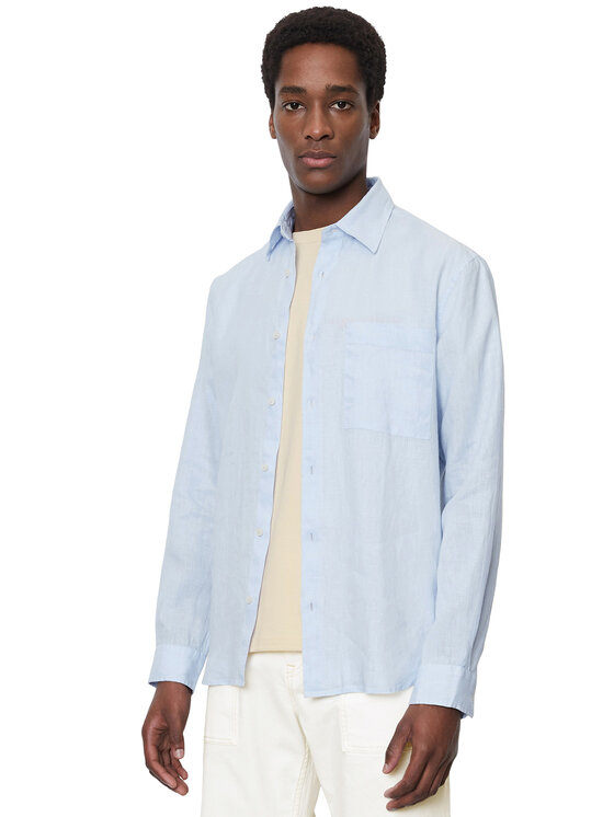 Marc O Polo Camicia M23742842158 Blu Regular Fit Modivo
