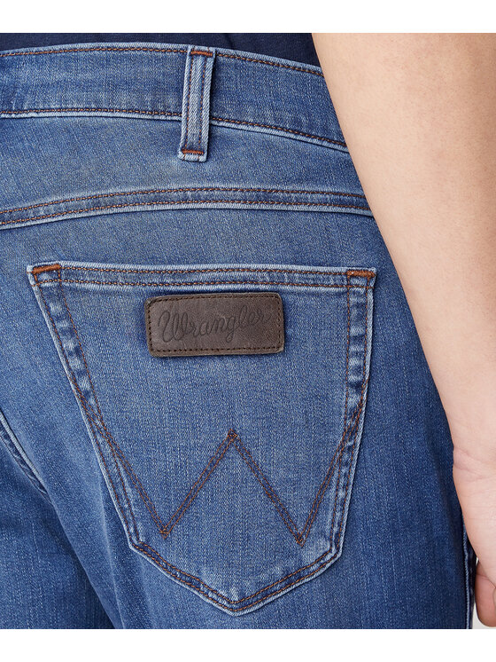 Wrangler Wrangler Jeansy Greensboro Niebieski Regular Fit