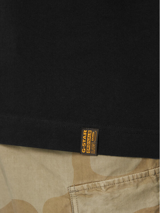 G-Star Raw G-Star Raw T-Shirt D29113-D709 Μαύρο Regular Fit