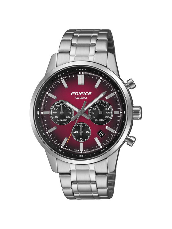Casio Casio Zegarek EFR-575D-4AEF Srebrny