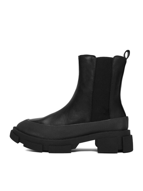 DeeZee DeeZee Škornji 13059-2-BLACK PU Črna