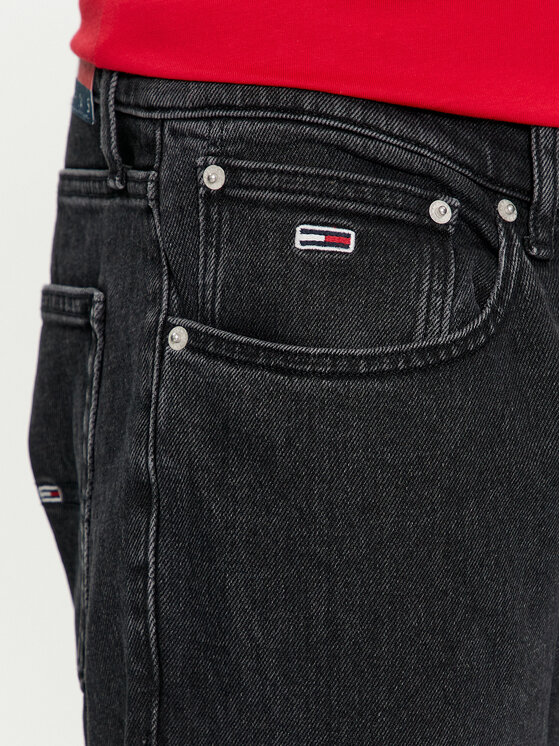 Tommy Jeans Tommy Jeans Traperice Ryan DM0DM18221 Crna Straight Fit
