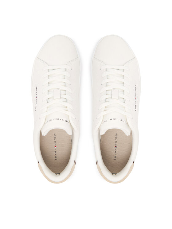 Tommy Hilfiger Tommy Hilfiger Sneakers Th Court Lth Detail Ess FM0FM05367 Alb