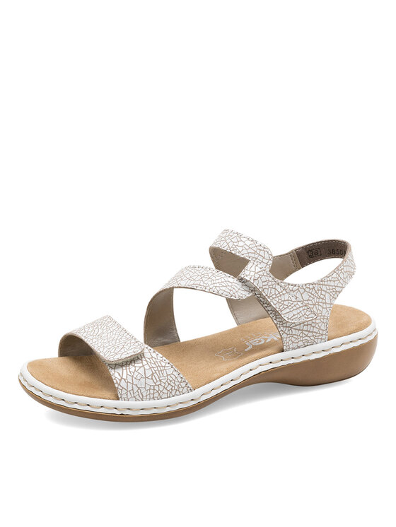 Rieker Rieker Sandale 659C7-81 Alb