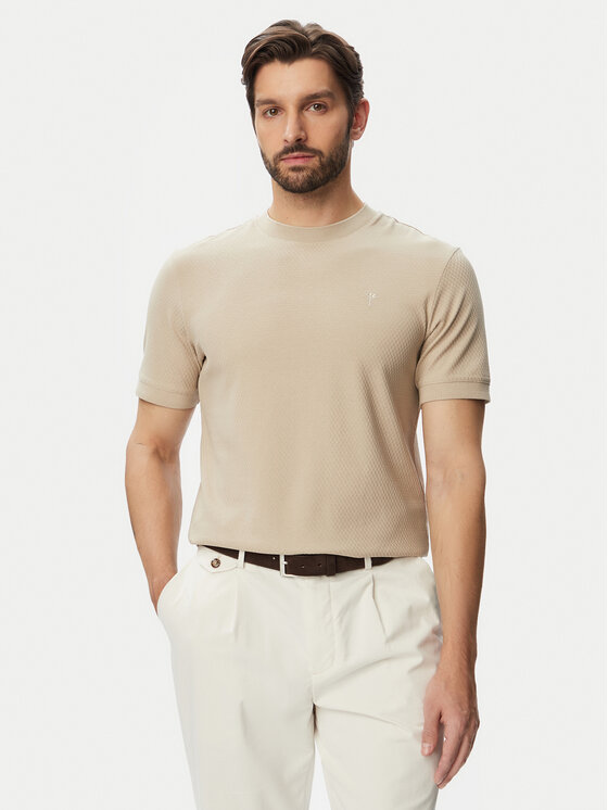 JOOP! Tricou Jj-Tangur 30103403 Bej Regular Fit