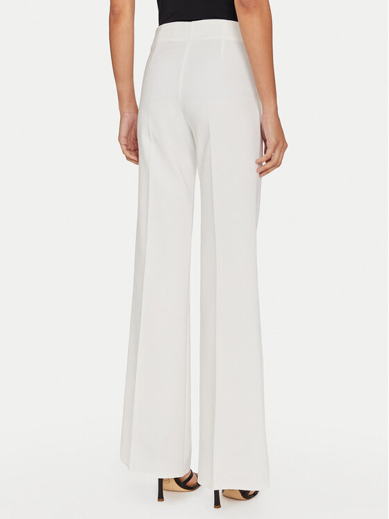 Rinascimento Rinascimento Pantaloni di tessuto CFC0119997003 Bianco Regular Fit