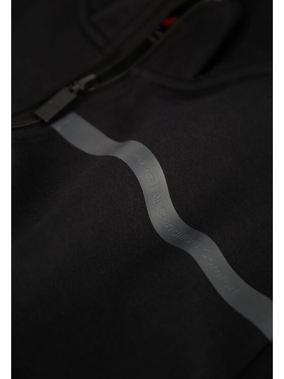 Volcano Volcano Bluza B-LUNOS Czarny Regular Fit