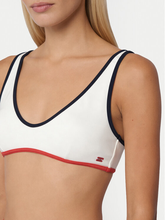 Tommy Hilfiger Tommy Hilfiger Vrchní část bikin UW0UW06374 Écru