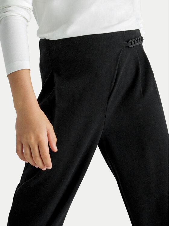 Mayoral Mayoral Штани з тканини 7543 Чорний Regular Fit