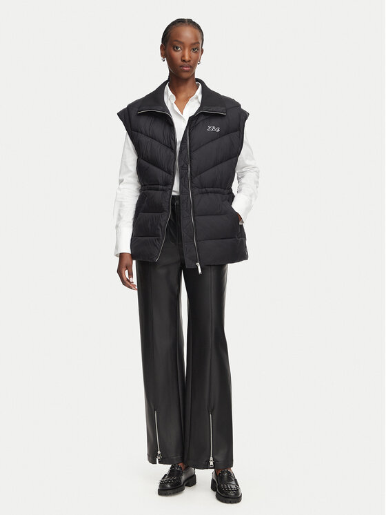 KARL LAGERFELD KARL LAGERFELD Vestă B3W15033 Negru Regular Fit