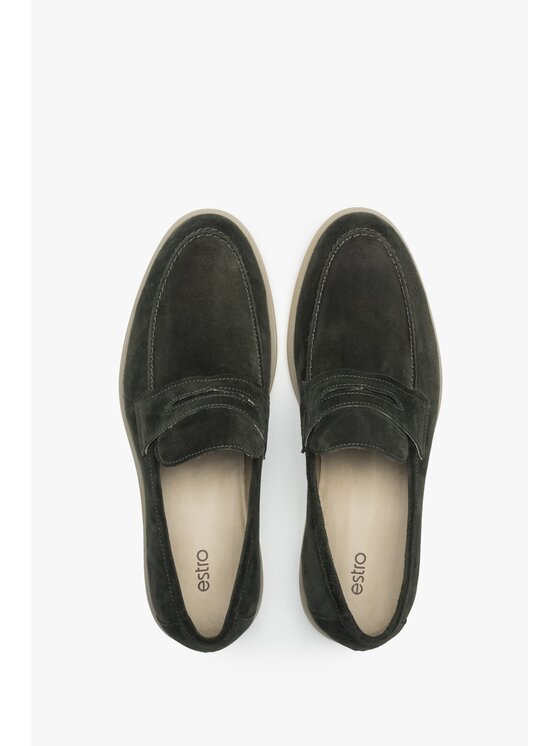 Estro Estro Μοκασίνια ER00118892 Πράσινο
