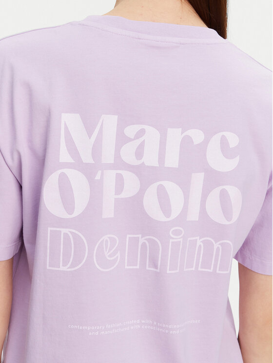 Marc O'Polo Denim Marc O'Polo Denim T-Shirt 500 0005 950 Fialová Relaxed Fit