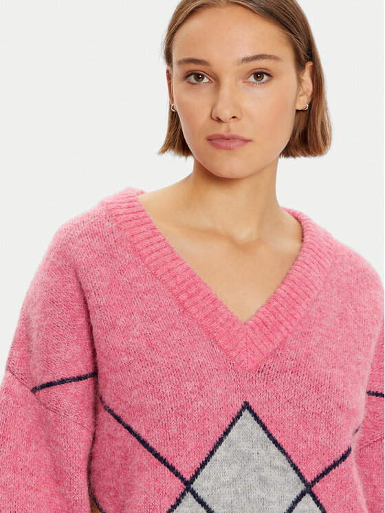 Mustang Mustang Sweater Dana 1015415 Rózsaszín Oversize