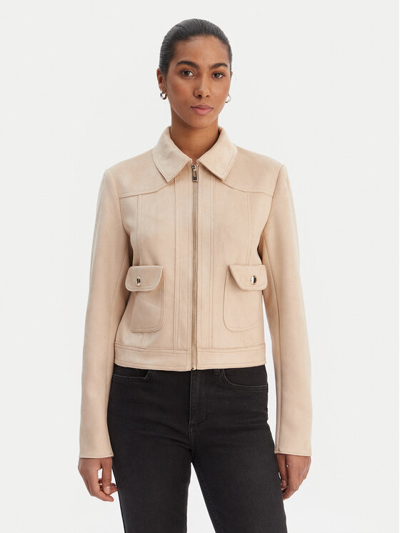 Morgan Morgan Tehisnahast jope 261-GELATO Beež Slim Fit